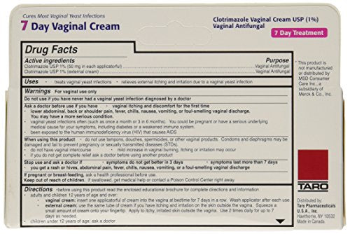 Taro Clotrimazole 7 Vaginal Cream 45 g ( Pack of 2) ClotrimazoleBuy Supplements Australia