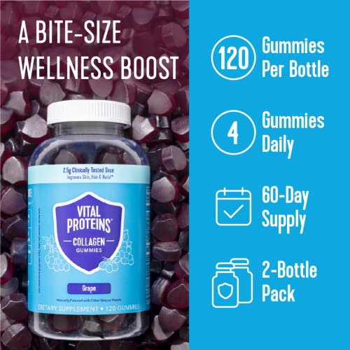 Vital Proteins Collagen Gummies, 2.5g of Clinically-Tested Collagen for Hair, Skin Vital ProteinsBuy Supplements Australia