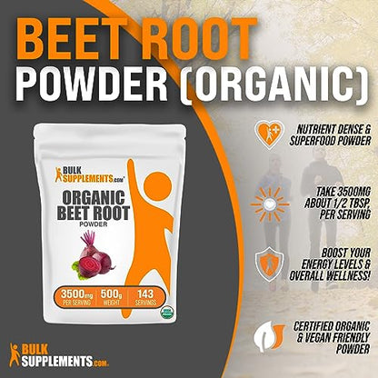 BULKSUPPLEMENTS.COM Organic Beet Root Powder - Beet Powder Organic, Beetroot BULKSUPPLEMENTS.COMBuy Supplements Australia