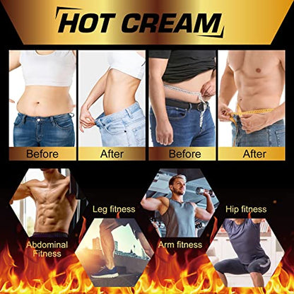 Hot Sweat Cream, Fat Burning Cream for Belly, Natural Sweat Enhancer Cream for Men McukvBuy Supplements Australia