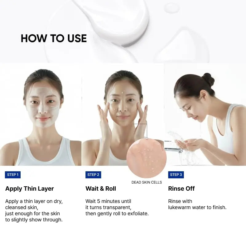 SAYNID MICROBIOME RENEWING CREAM MASK TRIAL KIT, Wash-off Cream, Soft Exfoliating Face Scrub Dead Skin Cells | 4.5g/0.15oz (3EA) SAYNIDBuy Supplements Australia