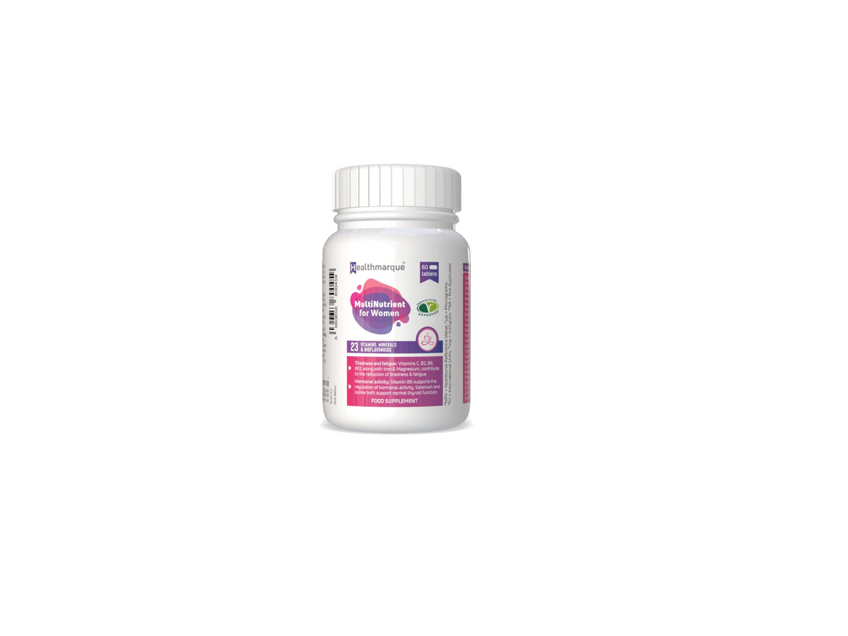 Premium Daily Multivitamin Tablets for Women - 23 Essential Vitamins, Minerals & Bioflavonoids HealthmarqueBuy Supplements Australia
