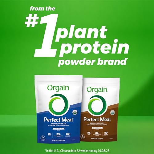 Orgain Organic Perfect Meal Replacement Protein Powder, Vanilla - 25g Plant Based Protein OrgainBuy Supplements Australia