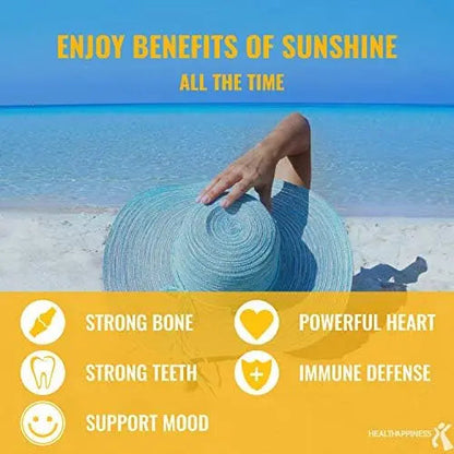 UpNourish Liposomal Vitamin D3 5000 IU Softgels - 1 Year Supply | Organic Coconut Oil Infused Vitamin D Supplements - Support Bone, Dental, Heart, Mood & Immune Health - Non GMO Gluten Free - 365 ct UpNourish buy supplements Au