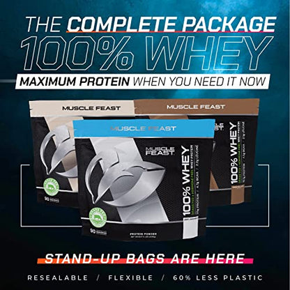 Muscle Feast 100% Grass-Fed Whey Protein, Pastured Raised Hormone Free All Natural Muscle FeastBuy Supplements Australia