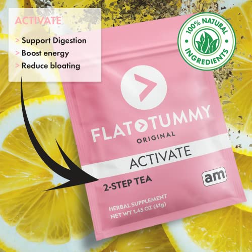 Flat Tummy Tea 2-Step Detox Tea – 2 Week Program – to Boost Energy, Speed Metabolism Flat Tummy TeaBuy Supplements Australia