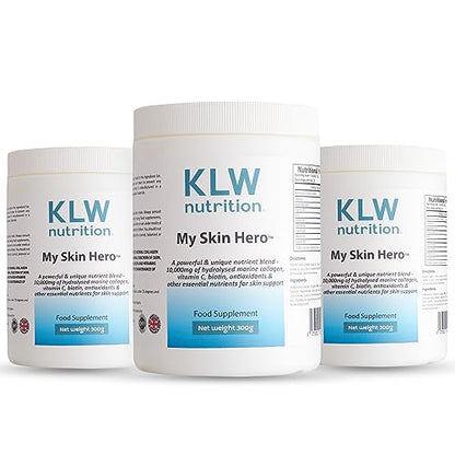 Marine Collagen Powder 10,000mg - with Vitamin C, Zinc, Biotin, Hyaluronic Acid - No fillers, sweeteners or additives KLW NutritionBuy Supplements Australia