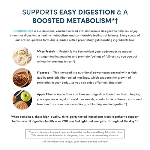 Nucific® PrebioBoost™ Daily Prebiotic Protein Powder, 16.2 Ounce NucificBuy Supplements Australia