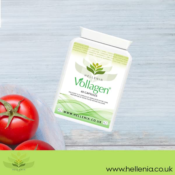 Hellenia Vollagen 500mg - 60 Capsules - Vegan Collagen HelleniaBuy Supplements Australia