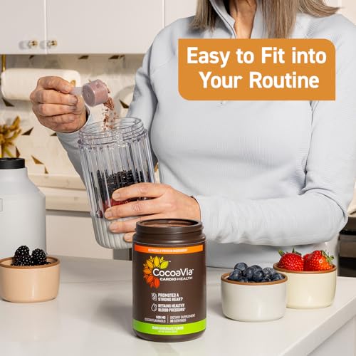 CocoaVia Cardio Health Cocoa Powder, 60 Servings, 500mg Cocoa Flavanols CocoaViaBuy Supplements Australia