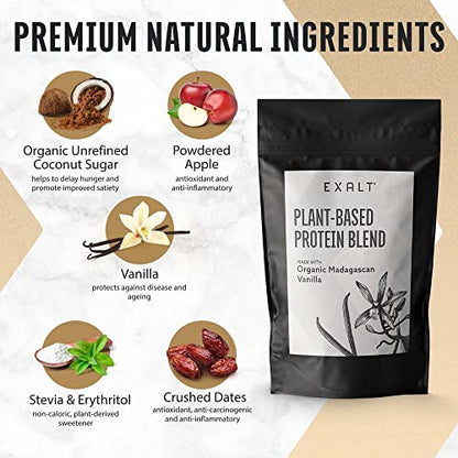 EXALT Vegan Protein Powder - 100% Plant-Based – Gluten Free - Keto Friendly EXALTBuy Supplements Australia