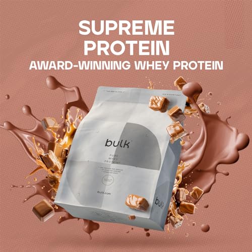 Bulk Pure Whey Protein Powder Shake, Chocolate Caramel, 2.5 kg, Packaging May Vary BulkBuy Supplements Australia