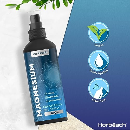 Magnesium Spray for Restless Legs, Muscles, Sleep | 100ml | Magnesium Chloride Oil HorbäachBuy Supplements Australia