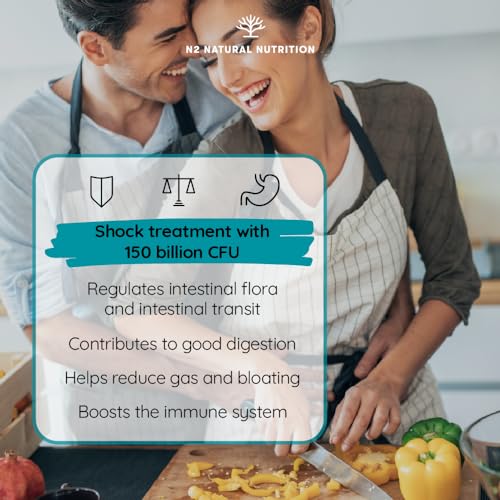 Probiotics 150 Billion CFU - 20 Strains with Prebiotics & Zinc. Highest Concentration N2 Natural NutritionBuy Supplements Australia