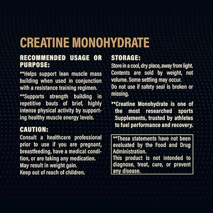 METALIFE 100% Pure Creatine Monohydrate Powder, Canada-Made, 1000 g (200 Servings) Micronized Powder, Muscle Growth, Unflavored, Ideal for Athletes & Fitness Enthusiasts, Third party lab tested, Vegan METALIFEBuy Supplements Australia