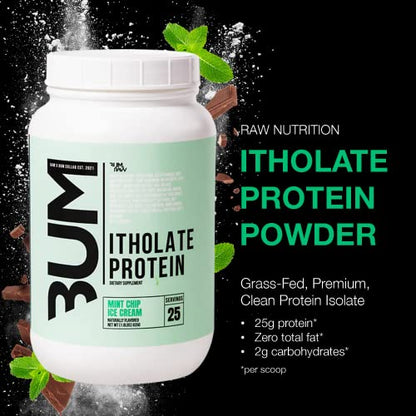 RAW Whey Isolate Protein Powder, Mint Chip Ice Cream (CBUM Itholate Protein) RAWBuy Supplements Australia