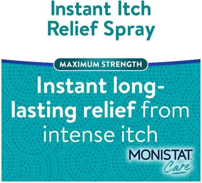 Monistat Instant Itch Relief Spray for Women, Maximum Strength Feminine Itch Care, 2 oz (Pack of 2) MonistatBuy Supplements Australia