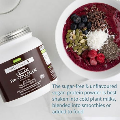 Vegan Collagen Powder, Plant-Based Peptide Protein Supplement with Glycine, 21 Amino Acids & Vitamin C, Complete Collagen Igennus Healthcare NutritionBuy Supplements Australia