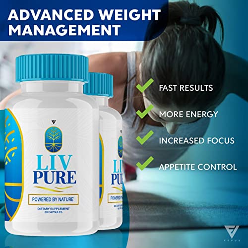(2 Pack) Liv Pure Loss Pills, Livpure Liver Detox Cleanse Management Capsules Advanced FyvusBuy Supplements Australia