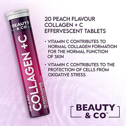 Collagen Effervescent - Marine Collagen & Vitamin C (2 Tubes) Beauty & CoBuy Supplements Australia