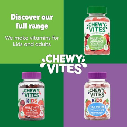 Chewy Vites Kids Multivitamin Advance 60 Gummy Vitamins | 11 Essential Nutrients CHEWY VITESBuy Supplements Australia