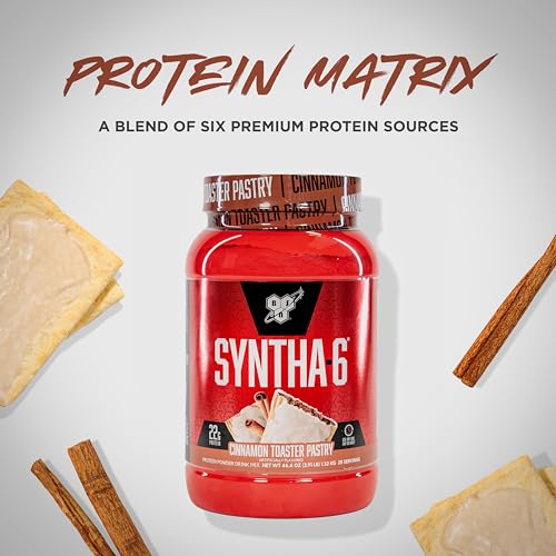 BSN SYNTHA-6 Whey Protein Powder with Micellar Casein, Milk Isolate, Cinnamon Toaster BSNBuy Supplements Australia