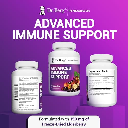 Dr. Berg's Advanced Immune Support - Daily Immunity Multi-System Defense Supplement Dr. Berg NutritionalsBuy Supplements Australia