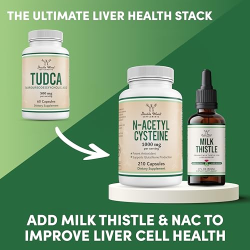 TUDCA Bile Salts Liver Support Supplement, 500mg Servings, Liver and Gallbladder Double Wood SupplementsBuy Supplements Australia