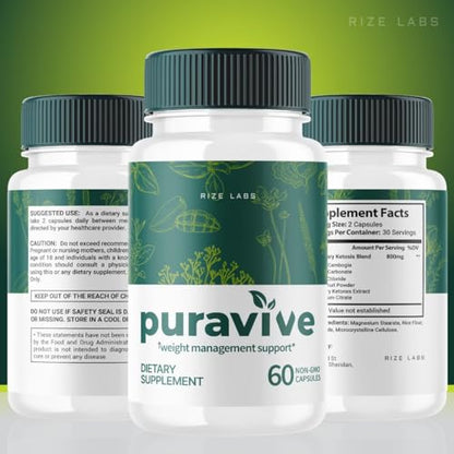 Puravive - Puravive Weight Loss Pills To Increase BAT And Energy Levels, Pura Vive Tropical Detox rize labsBuy Supplements Australia