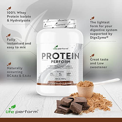 Protein Perform Whey Isolate & Hydrolysate Powder | Naturally Occurring Glutamine and Amino Acids Life PerformBuy Supplements Australia