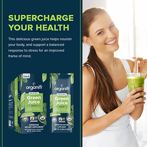 Organifi: GO Packs - Green Juice - Organic Superfood Supplement Powder - 30 Count OrganifiBuy Supplements Australia