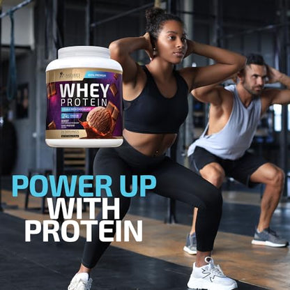 Whey Protein Powder 24g - Chocolate Ice Cream Whey Isolate Protein for Muscle Growth Nature's NutritionBuy Supplements Australia