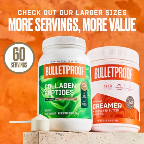 Bulletproof Vanilla Bean Energy Collagen Protein Powder, 18.3 Ounces, Caffeine-Free Fuel BulletproofBuy Supplements Australia