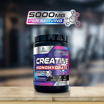 Micronized Creatine Monohydrate Powder - 100% Pure Unflavored Creatine Powder Nature's NutritionBuy Supplements Australia