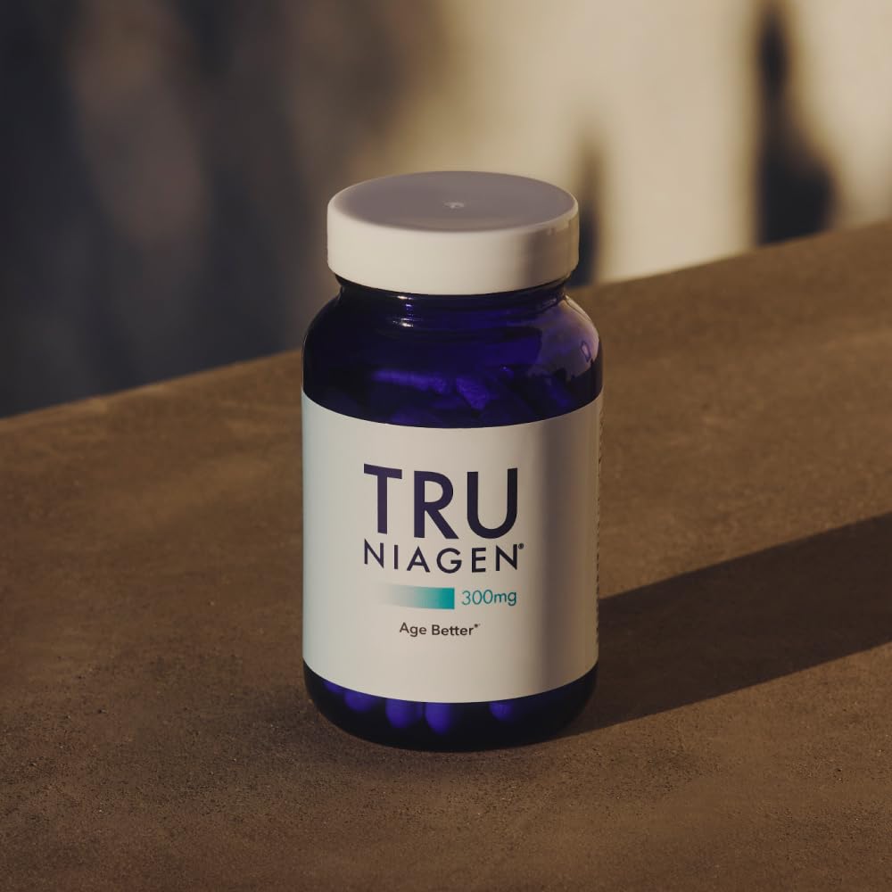 TRU NIAGEN Patented NAD Supplement for Brain Function, Anti Aging & Cell Regeneration, 300mg Niagen, 30 Servings | Supports Cellular Energy, Muscle | Nicotinamide Riboside (NR) Take 1 Daily | 1 Bottle TRU NIAGEN buy supplements Au