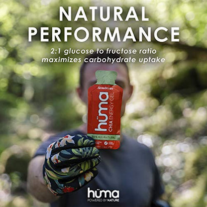 Huma Chia Energy Gel, Blueberries, 12 Gels - Premier Sports Nutrition