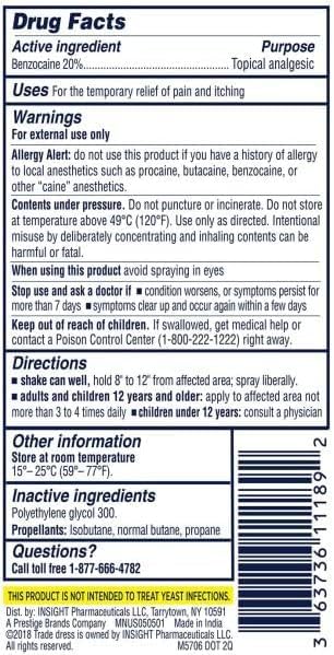 Monistat Instant Itch Relief Spray for Women, Maximum Strength Feminine Itch Care, 2 oz (Pack of 2) MonistatBuy Supplements Australia