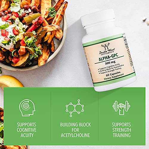 Alpha GPC Choline 600mg Capsules - Brain Support Supplement for Focus, Memory Double Wood SupplementsBuy Supplements Australia