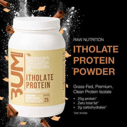 RAW Whey Isolate Protein Powder, Cinnamon Crunch (CBUM Itholate Protein) - 100% Grass RAWBuy Supplements Australia