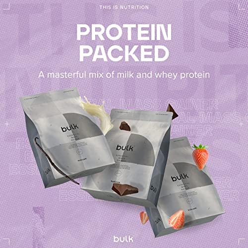 Bulk Essential Mass Gainer, Protein Shake for Weight Gain, Vanilla, 2.5 kg BulkBuy Supplements Australia