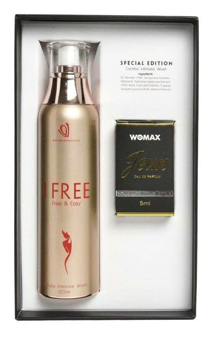 MATXI S.G Combo IFree -Daily Intimate Wash- Feminine Care Wash 120ml & Inner Perfume Jeun 5ml