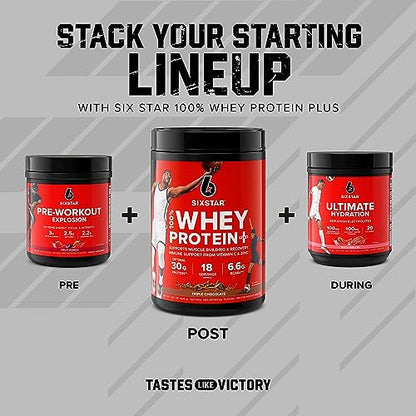 Six Star Elite Series 100% Whey Protein Plus Triple Chocolate 1.8lbs US Six StarBuy Supplements Australia