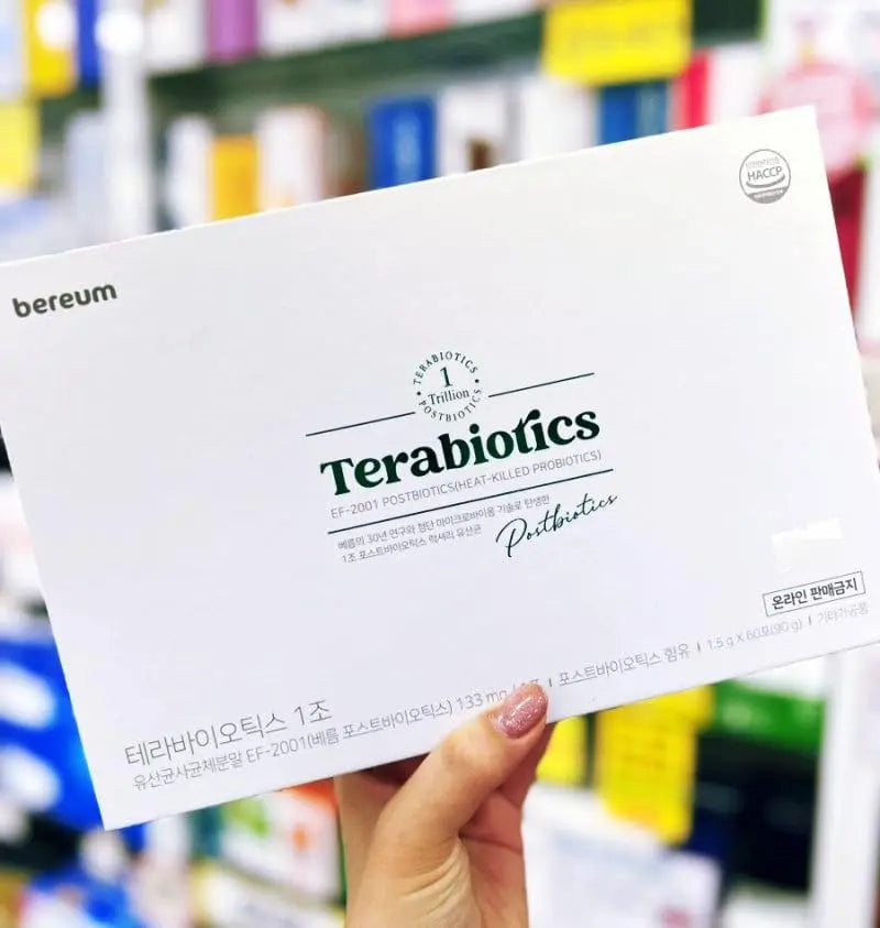 Terabiotics® 1 Trillion Postbiotic Stick – 2-Month Supply (60 Sticks / 20 per Box × 3 Boxes) – Heat-Treated EF-2001, Shelf-Stable, No Refrigeration Needed (20) SEOULIFEBuy Supplements Australia