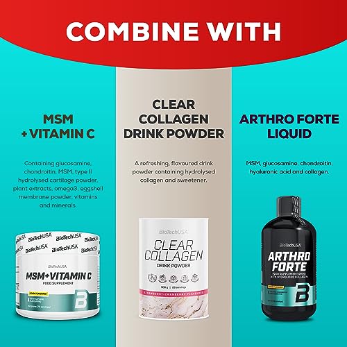 BioTechUSA Collagen Liquid, Flavored Dietary Supplement Drink with Collagen, Vitamins BioTechUSABuy Supplements Australia