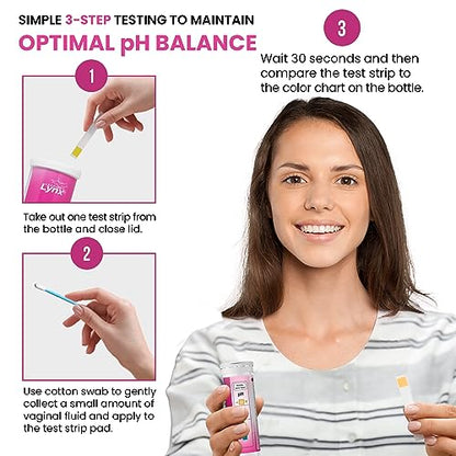 5-Minute Vaginal pH Test Kit for Women - 50 Premium-Quality Vaginal Heath pH Test Strips Included Leaping LynxBuy Supplements Australia