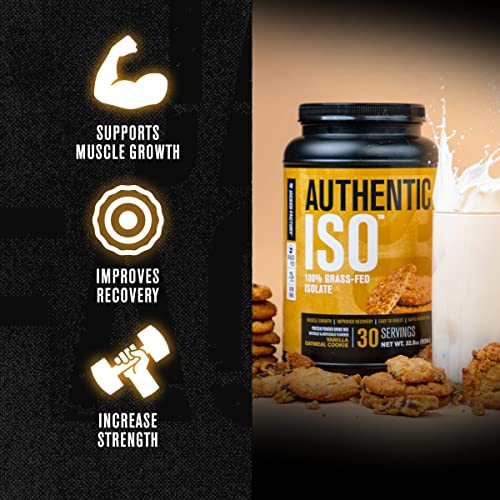 Authentic ISO Grass Fed Whey Protein Isolate Powder - Low Carb, Non-GMO Muscle Jacked FactoryBuy Supplements Australia