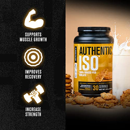 Authentic ISO Grass Fed Whey Protein Isolate Powder - Low Carb, Non-GMO Muscle Jacked FactoryBuy Supplements Australia