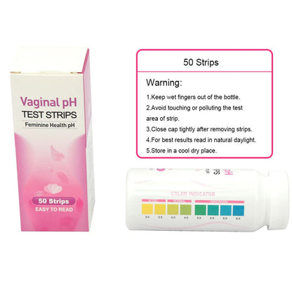 Colilove Vaginal Health PH Test Strips (50cnt) Feminine Vaginal PH Balance Test Strips Monitor ColiloveBuy Supplements Australia