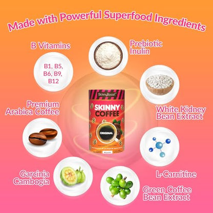 Skinny Boost Skinny Coffee- (Unflavored) Instant Sticks Made with Arabica Coffee, Garcinia SkinnyBoostBuy Supplements Australia