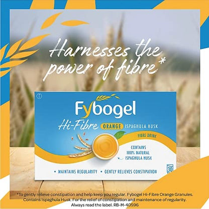 Fybogel Orange - 30 Sachets x 2 Packs FybogelBuy Supplements Australia